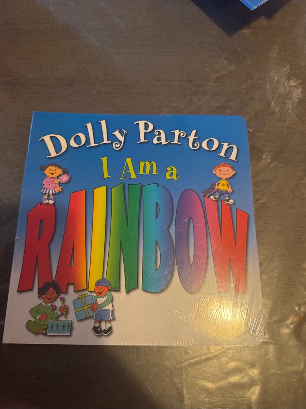I Am a Rainbow Kids Board Book - Blue